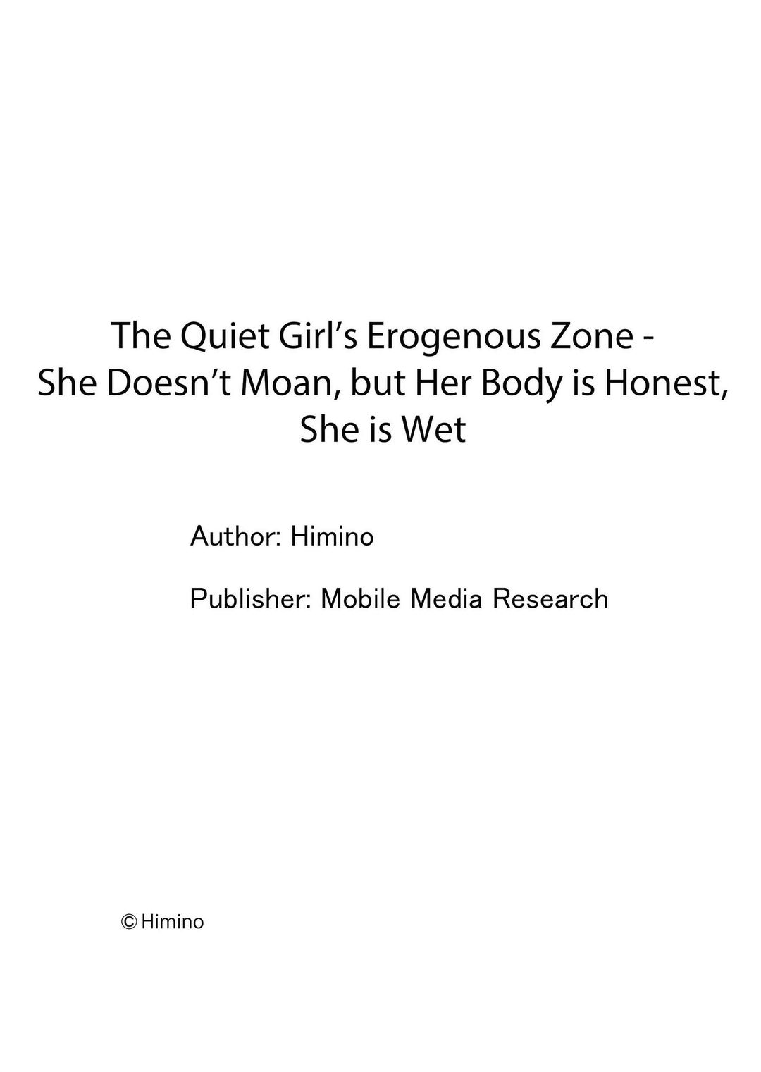 The Quiet Girl’s Erogenous Zone - Chapter 81 Page 9