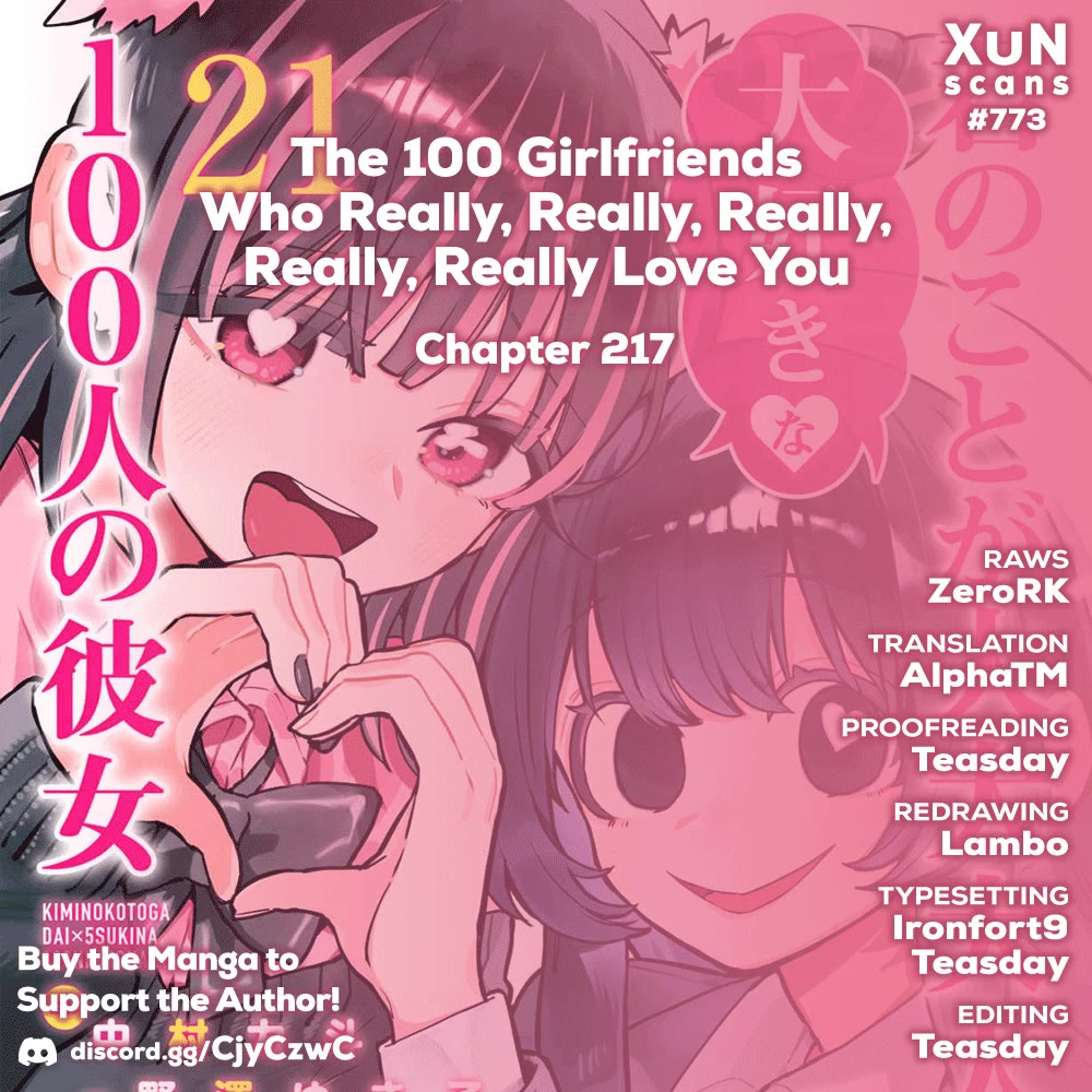 The 100 Girlfriends Who Really, Really, Really, Really, Really Love You - Chapter 217 Page 1